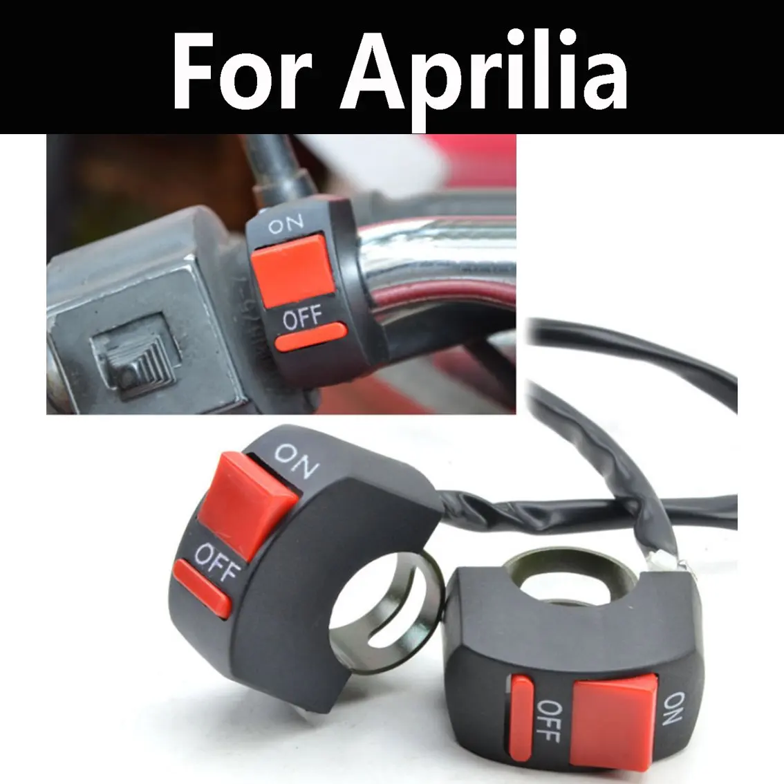 

Универсальная кнопка выключателя пламени на руль мотоцикла для Aprilia RS 4 125 50 125R RSV4 1000 STX SX 125