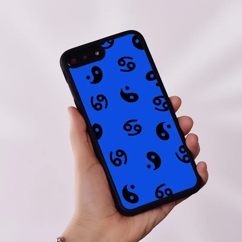 Силиконовый чехол для iPhone 6 6S 7 8 Plus X XS XR 11 12 13 14 15 Mini Pro Max Lucky Number 69 Yin And Yang