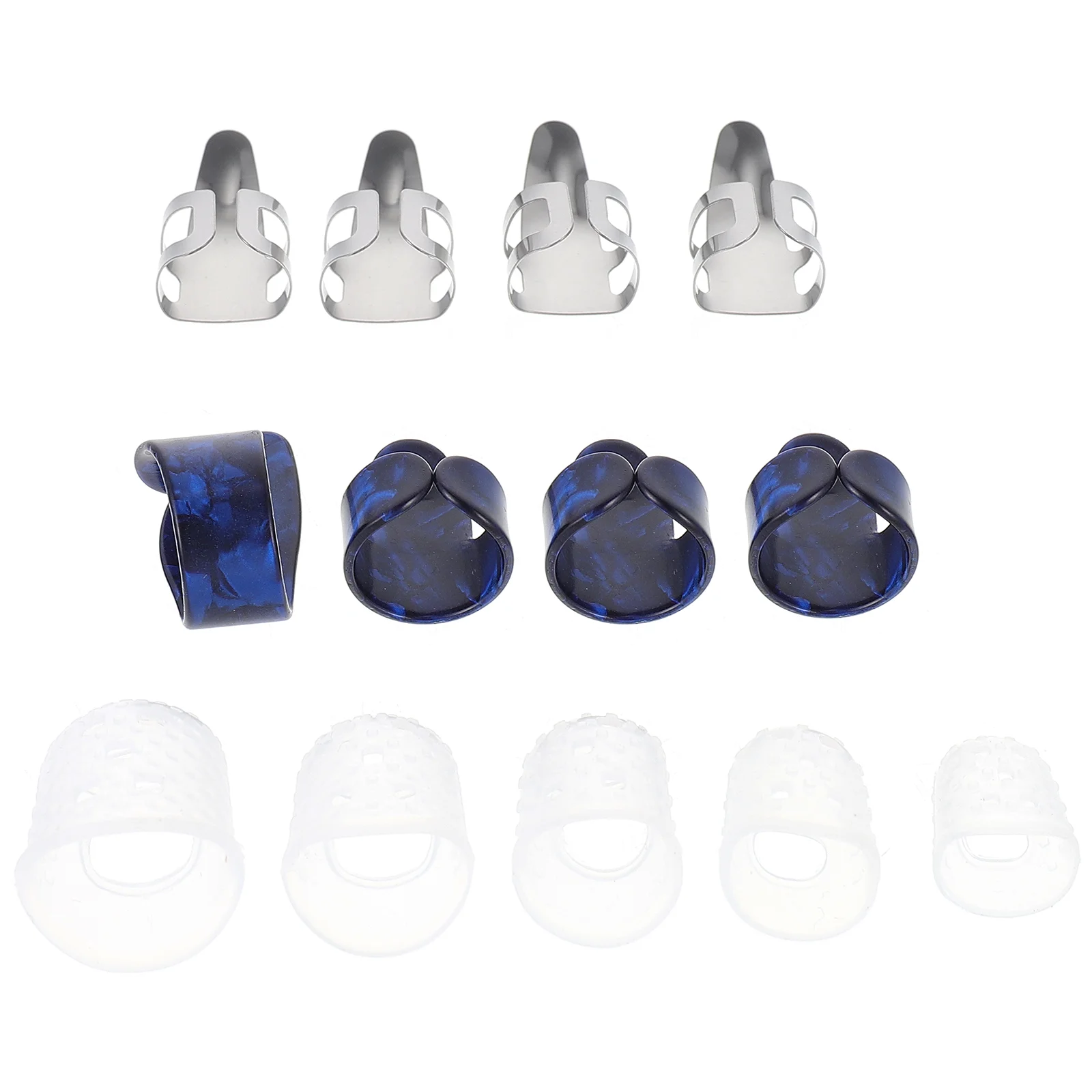 

1 Set of Practical Guitar Playing Finger Protectors Fingertip Guards for Guitar