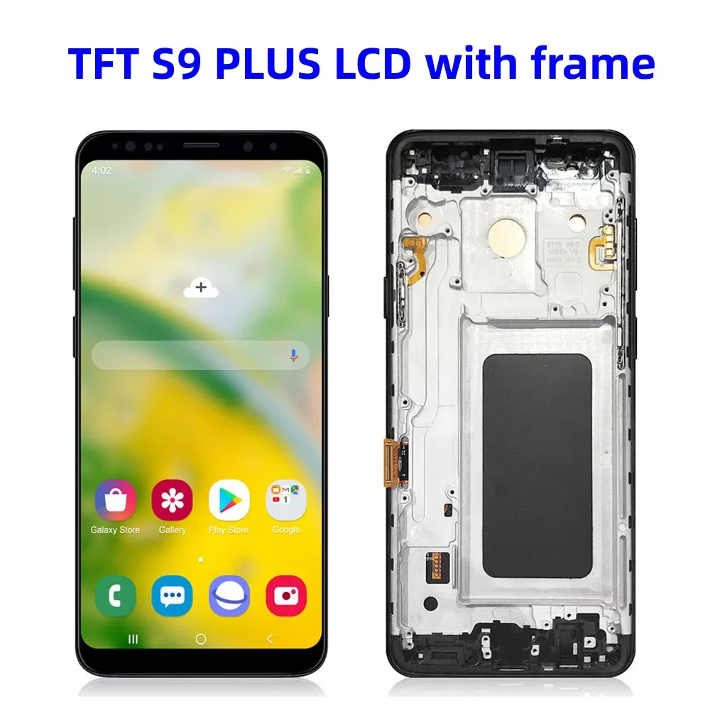 

100% протестированный ЖК-дисплей S9PLUS INCELL TFT с рамкой для Samsung Galaxy S9 Plus G965 G965F ЖК-дисплей сенсорный экран дигитайзер в сборе