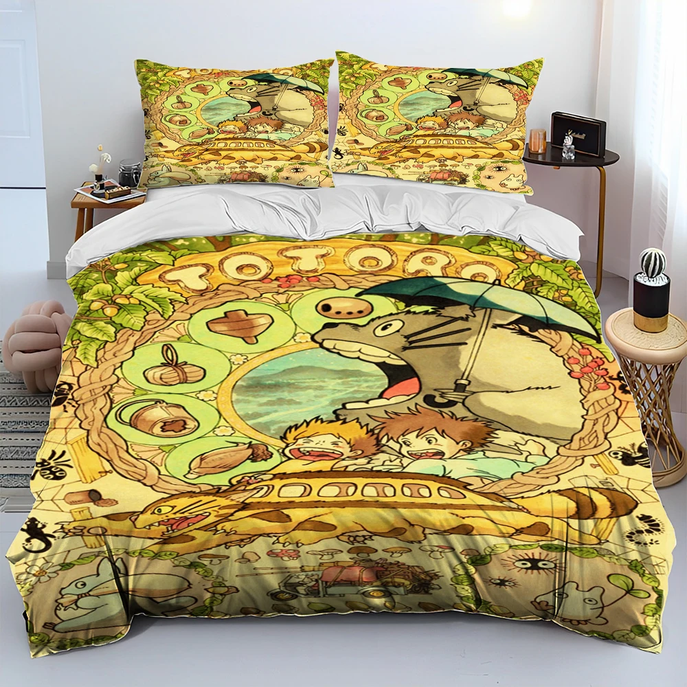 

Комплект постельного белья из мультфильма «Мой сосед Т-Тоторо»