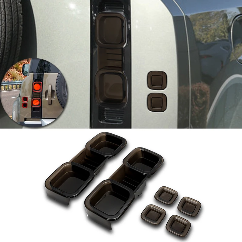 Для Land Rover Defender 90 110 2020 2021 2022 Автомобильная задняя фара, крышка стоп-сигнала, широкая задняя фара, защитная накладка