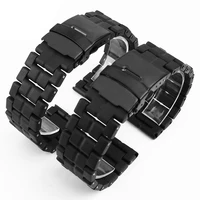 plastic steel watchband 23mm watch strap for l uminox watch band sport mans watches accessories 3051 watch bracelet watchbands