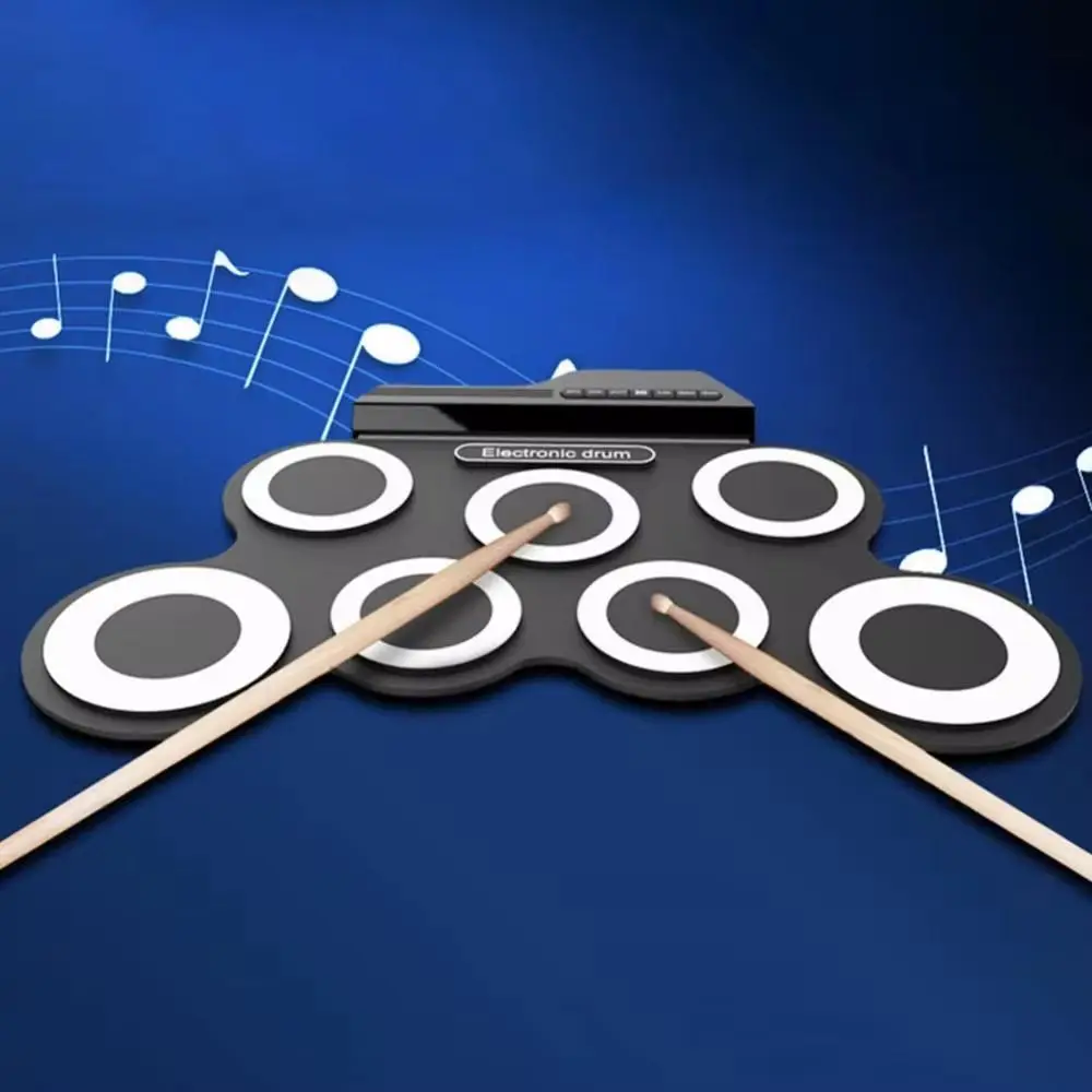 1 коробка 7 педалей электронная барабанная установка с педалью сустейна USB