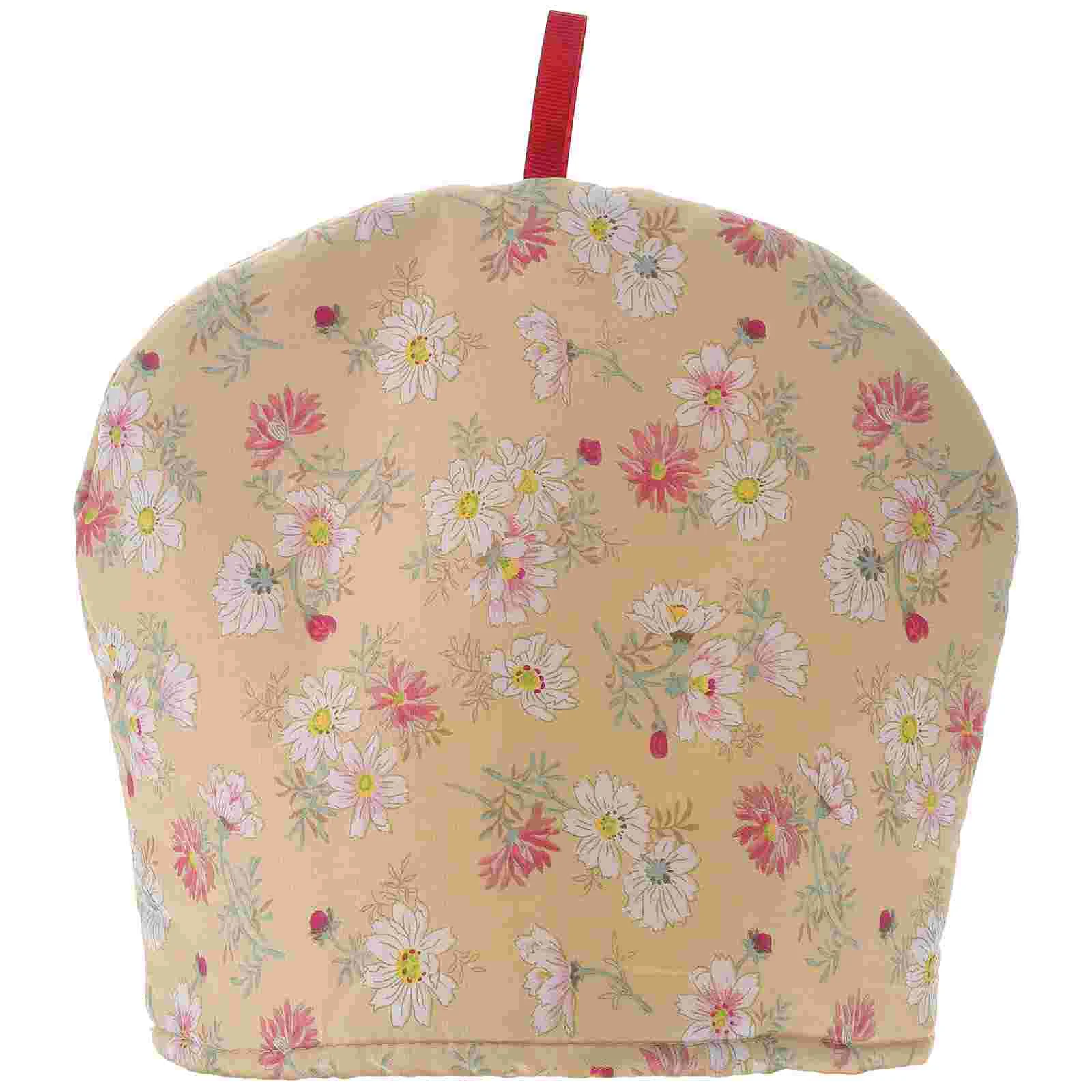 

Teapot Insulation Cover Cozy Retro Kettle Reusable Vintage Set Anti-scald Dust Printed Covers