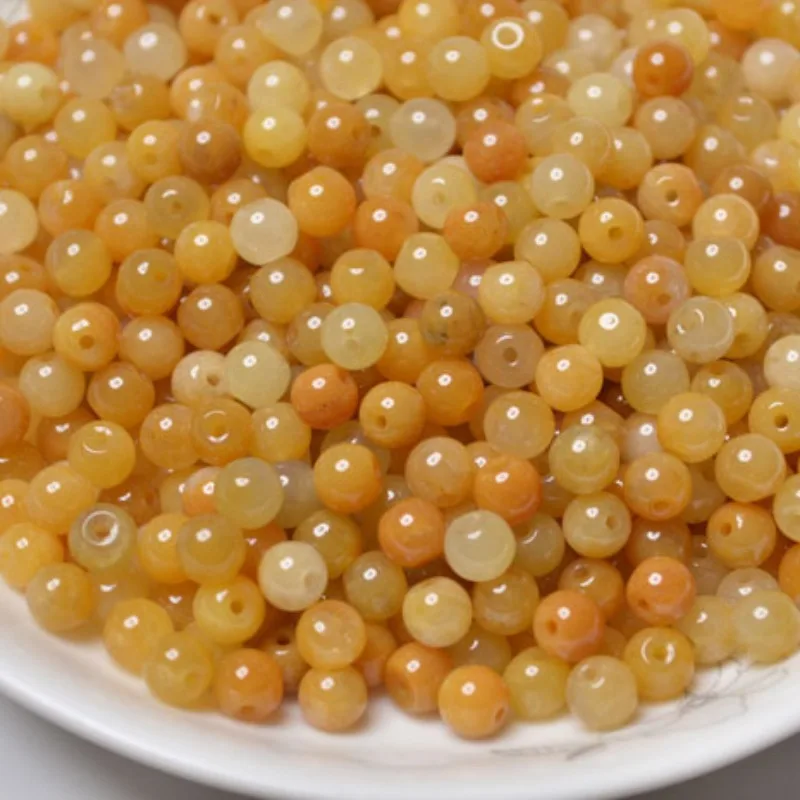 50 шт./партия бусины из натурального топаза