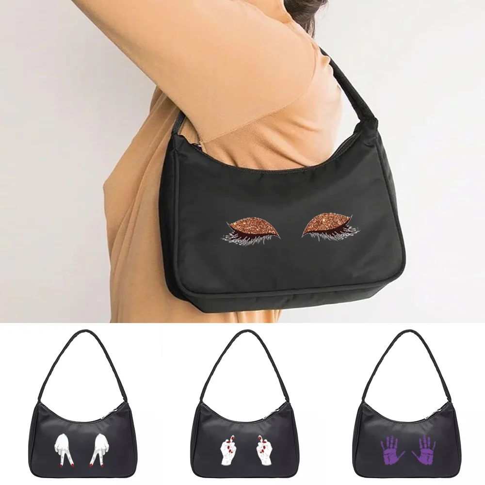 

Fashion Exquisite Shoulder Bags Retro Casual Women Totes Mini Underarm Shopping Bag Female Handbags Chest Printed Small Clutches