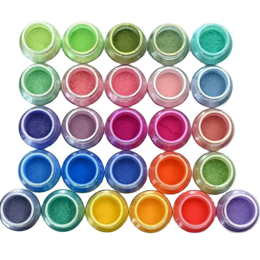 20g/Box Neon Pearl Powder 115 colors Symphony Ombre Chrome Dust DIY Gel Polish Nail Glitter Decoration/UV Epoxy Filler Pigment* - купить по