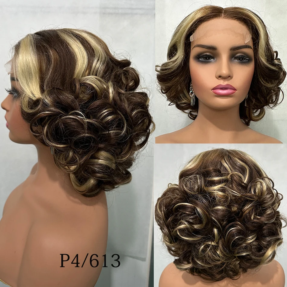 100% монгольские волосы надувные вьющиеся парики с эффектом омбре 5x5 HD кружевной