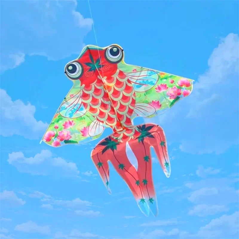 Золотая рыбка воздушные змеи игрушки для детей веревочные радужные высокие