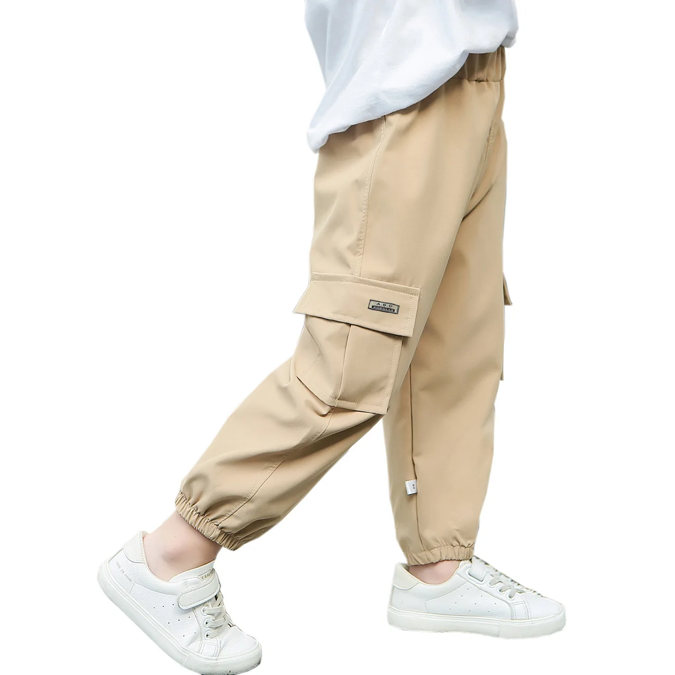 

Autumn Wear Outside Full Length Trousers 1-5 year old Boys Casual Pants Children Cargo Pants Have Pocket
