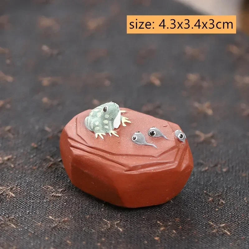 

Фигурки для чаепития из фиолетовой глины RI ONIY TEASET