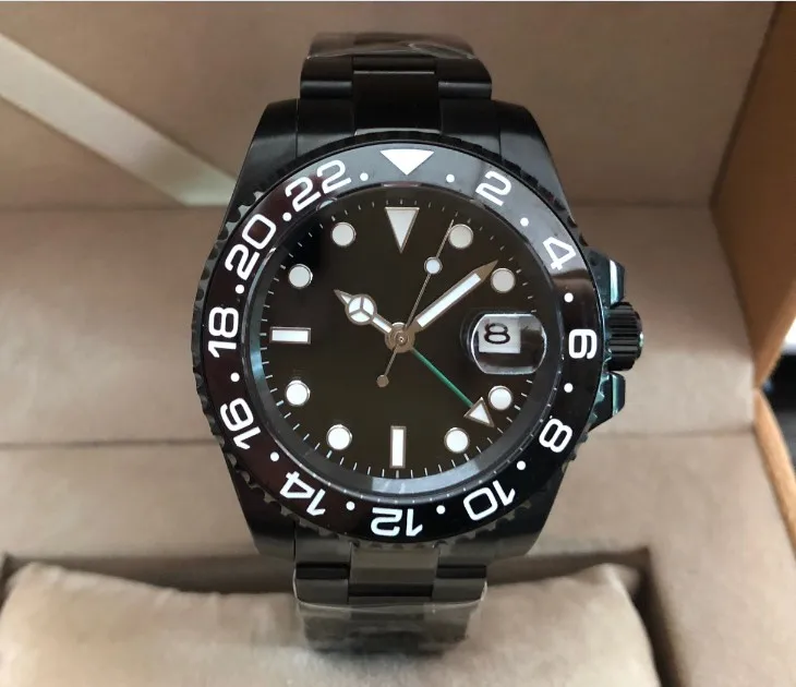 

SEAKOSS Luminous Automatic Mechanical Men's Watch Ghost Series Sapphire Glass Waterproof Man Chronograph Wristwatch Pa165-P8
