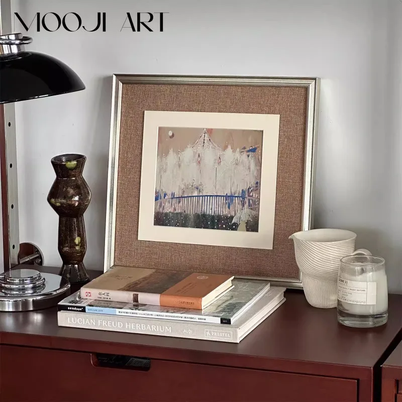 Muji современное средневековое нишевое искусство декоративная живопись спальня