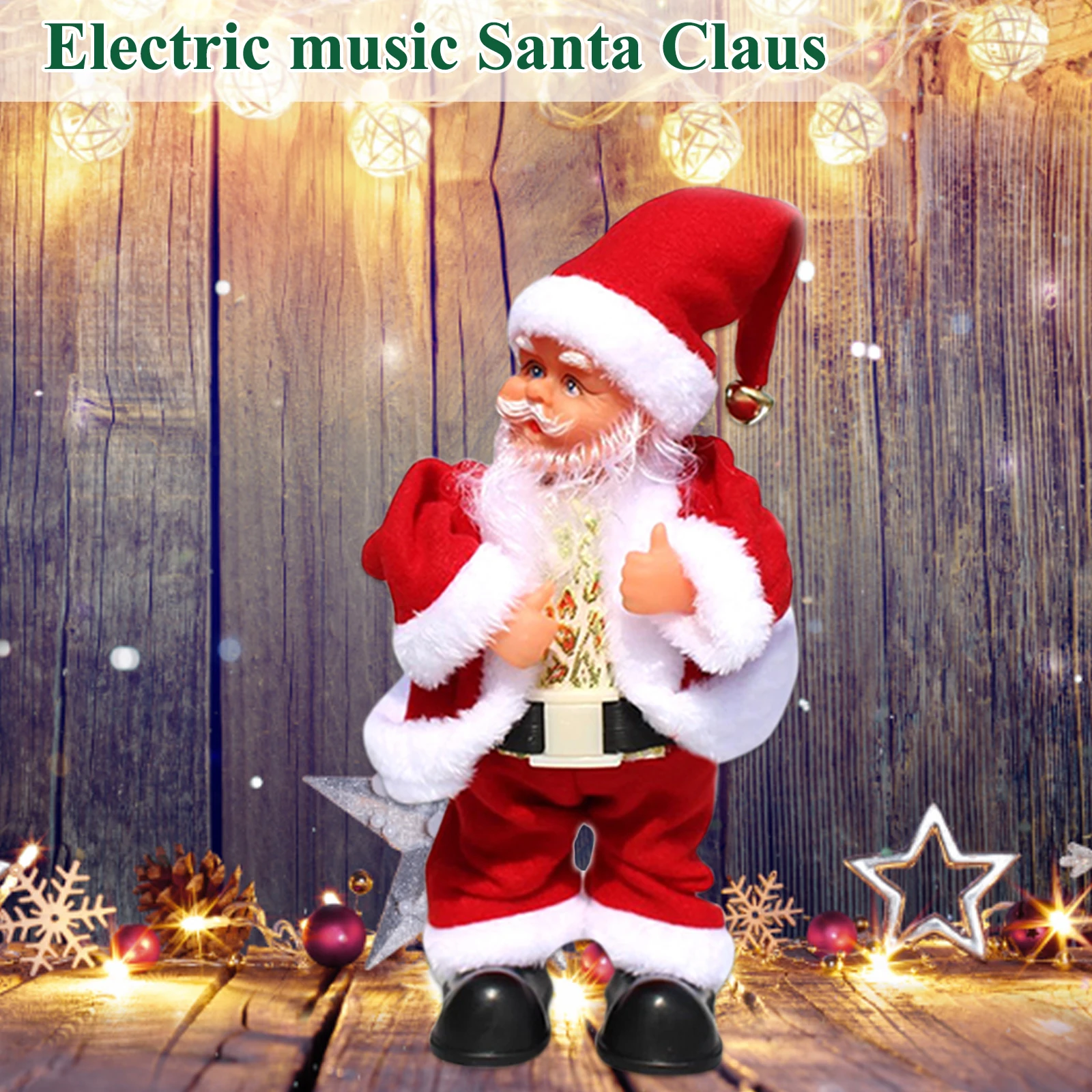 Забавная Рождественская танцевальная игрушка Вибрирующая бедра с музыкой
