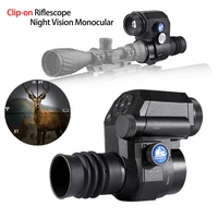 clip on riflescope night vision monocular rifle scope 850nm ir day and night digital optical video photo infrared hunting camera