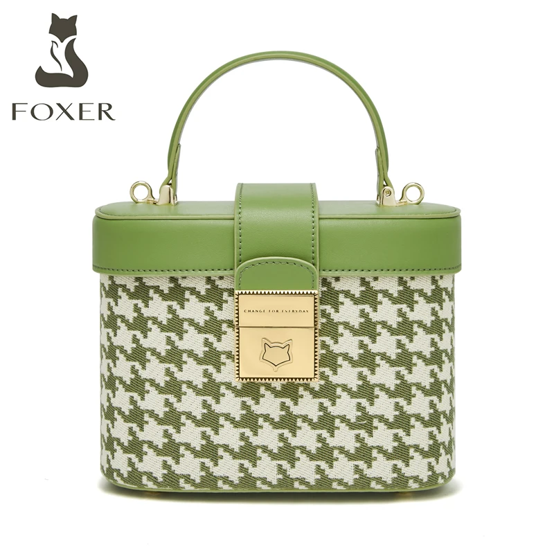FOXER Fashion Crossbody Shoulder Bags Women Mini Handbags Ladies Purse Messenger Bag Female Small Totes Holiday Birthday Gift