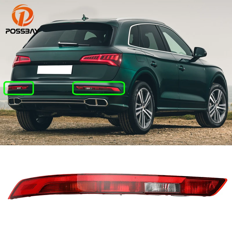 

Car Side Rear Bumper Reflector Light LED Signal Lower Tail Lamp for AUDI Q5 SQ5 2018 2019 2020 2021 Accessories Exterior Parts