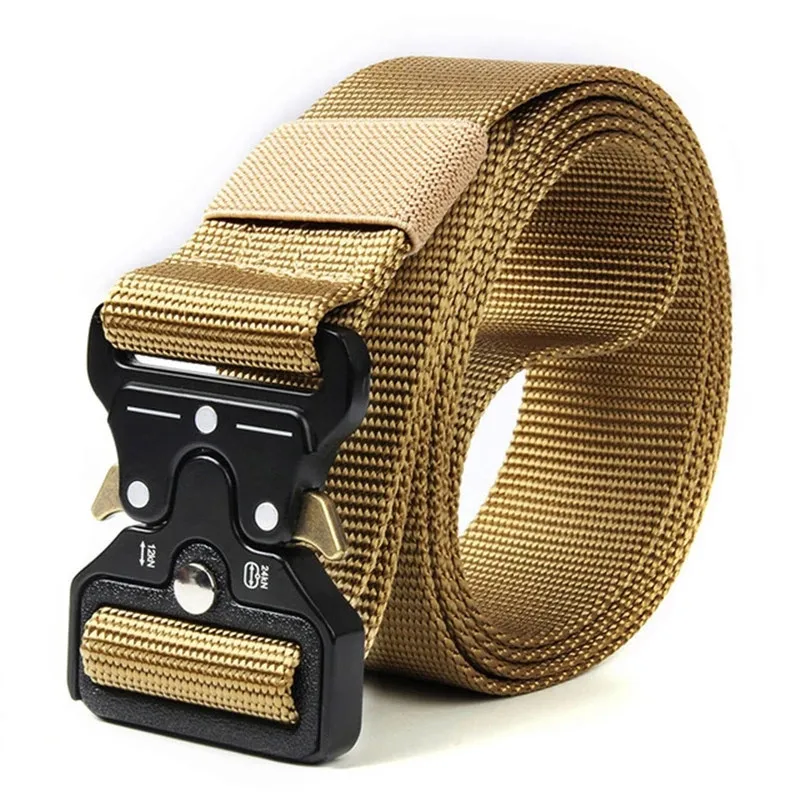 

Women's belt outdoor sports tactical nylon belt multifunctional unisex alloy buckle high quality canvas belt for women New