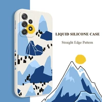 iceberg painting case for samsung a73 a53 a33 a23 a13 a03s a03 a52 a52s a51 a72 a71 a32 a31 a22 a21s a12 a02s a02 4g 5g cover