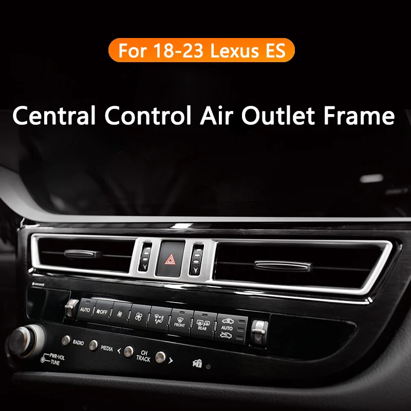 

Декоративная наклейка QHCP на решетку вентиляционного отверстия автомобильного кондиционера, подходит для Lexus ES200 260 300H 2018-2023, стильный аксесс...