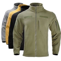 us uk military fleece tactical jacket 950g super thick men thermal outdoors military softshell hiking outerwear army jackets new