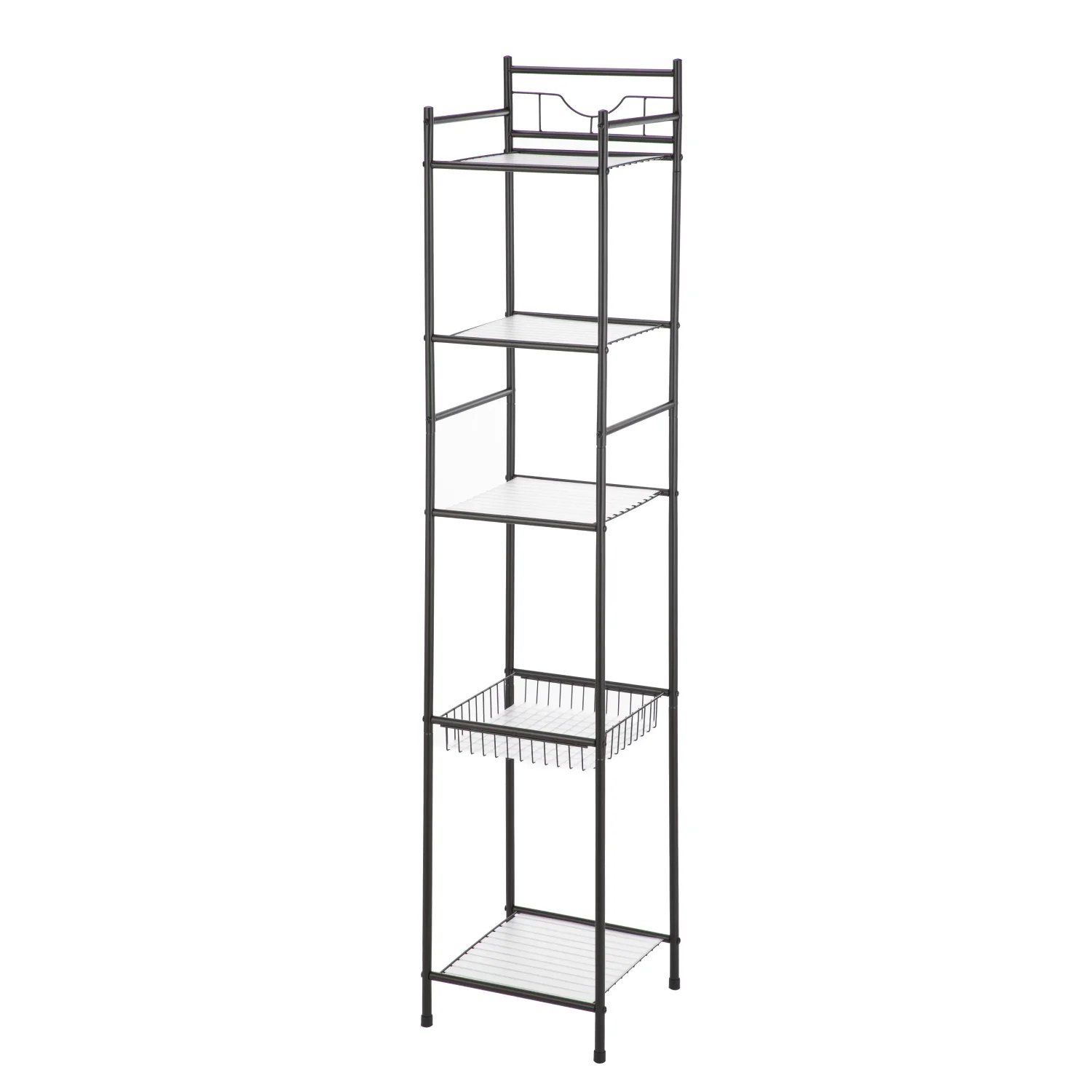 

Mainstays 5-Shelf Steel Storage Shelf Unit, Oil Rubbed Bronze Finish Adult - Teen Age Groups sponge holder