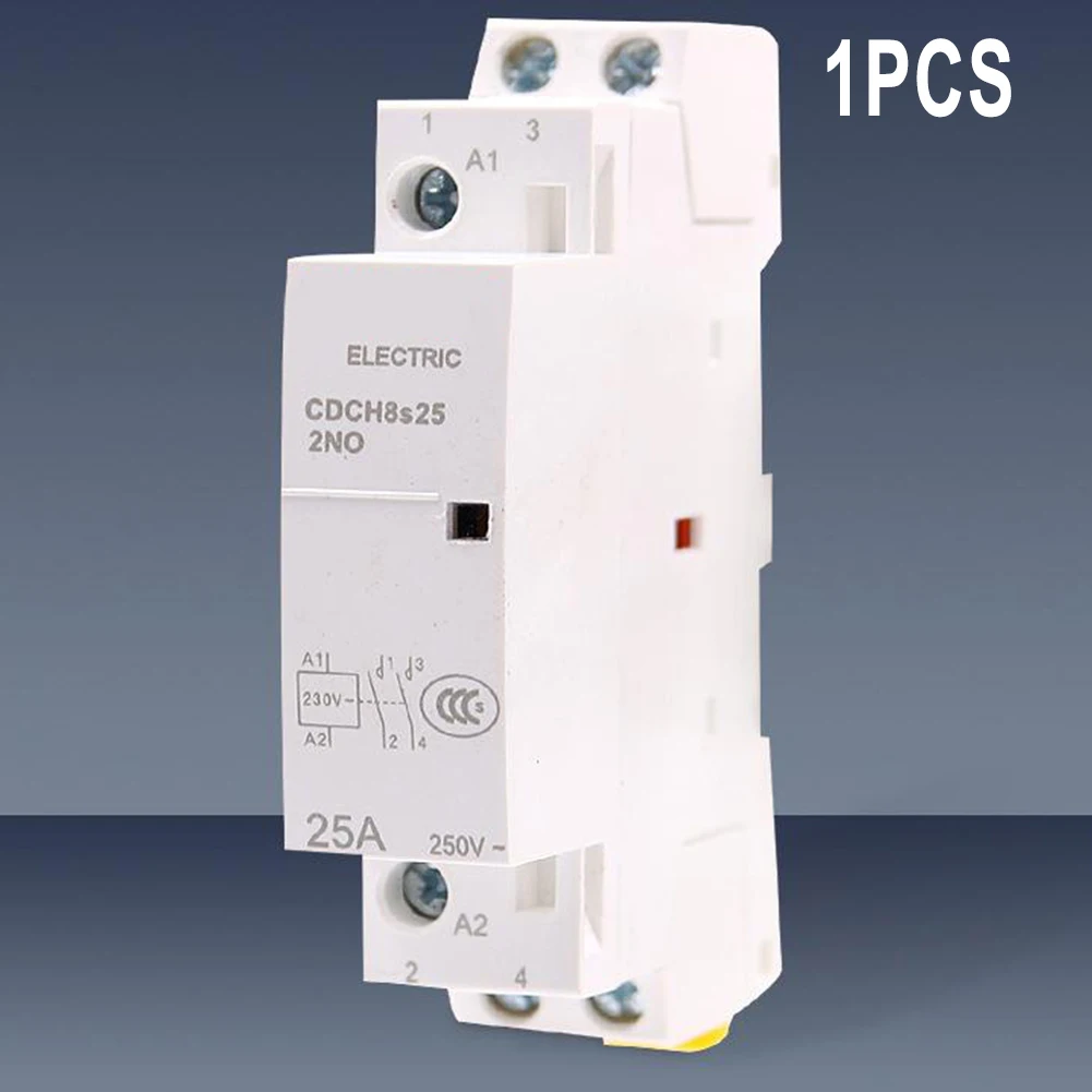 

High Performance 25 Amp AC Contactor with 2 Pole/4 Pole and NO/NC/NO+NC Configuration for Industrial Equipment