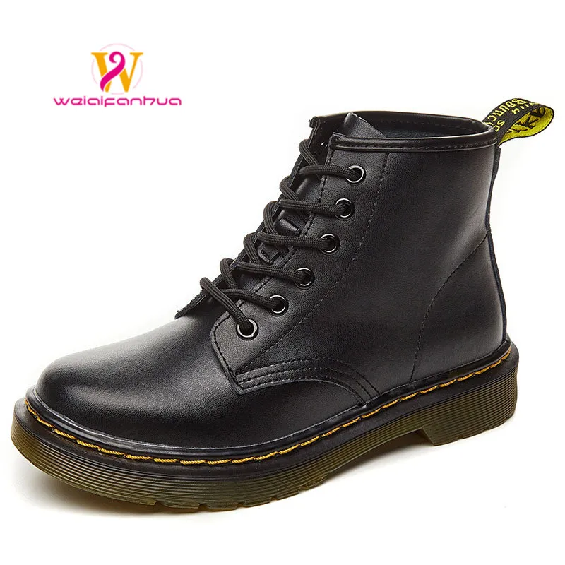 

Women's Marton Boots Genuine Leather 2022 New Autumn Fashion Women's Short Boots British Platform Ladies Motorcycle Boots