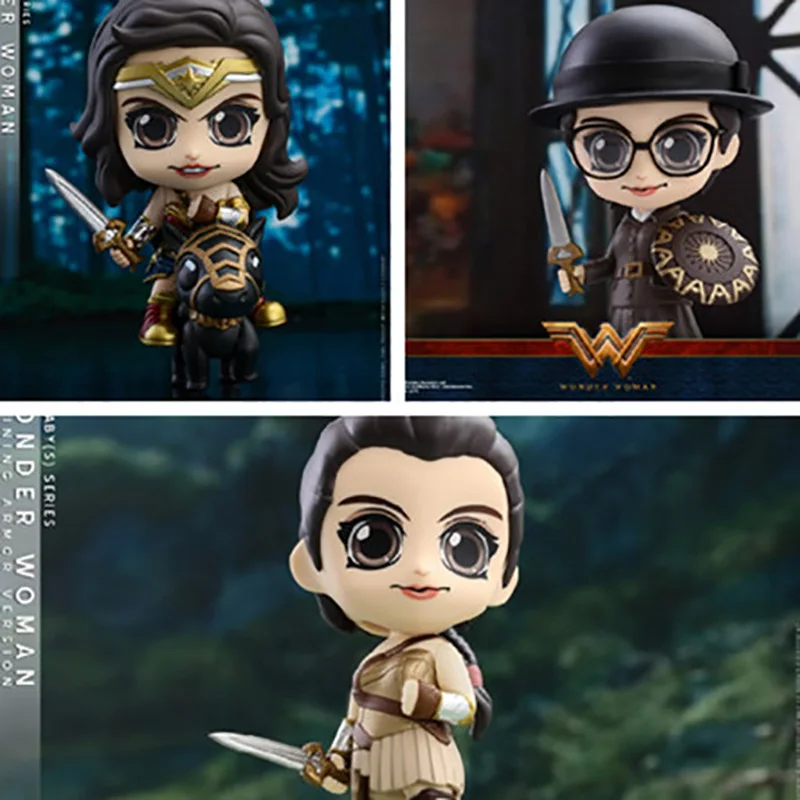 

In Stock 100% Original HOTTOYS COSB419 418 417 COSBABY Wonder Woman Movie Character Model Collection Artwork Q Version