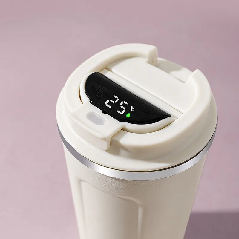 

380ml 510ml Smart Thermos Bottle for Coffee LED Temperature Display Thermal Mug Insulated Tumbler taza termica garrafa copo