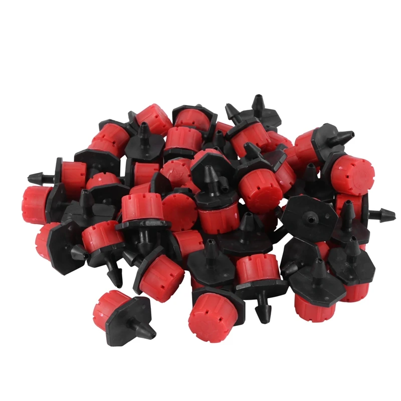 

50 Pcs Adjustable Irrigation Sprinklers Emitter Drip