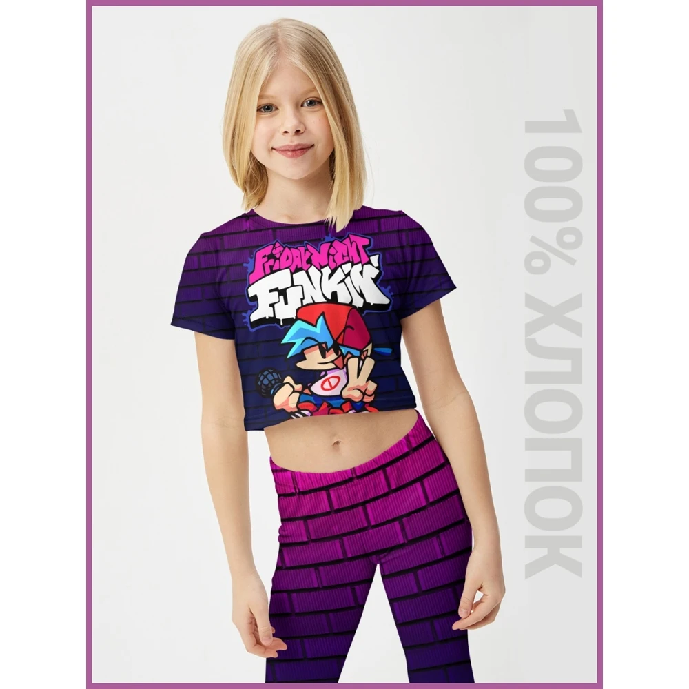 Спортивный костюм для девочки FortyFour GSS017 фиолетовый хлопок 100% |