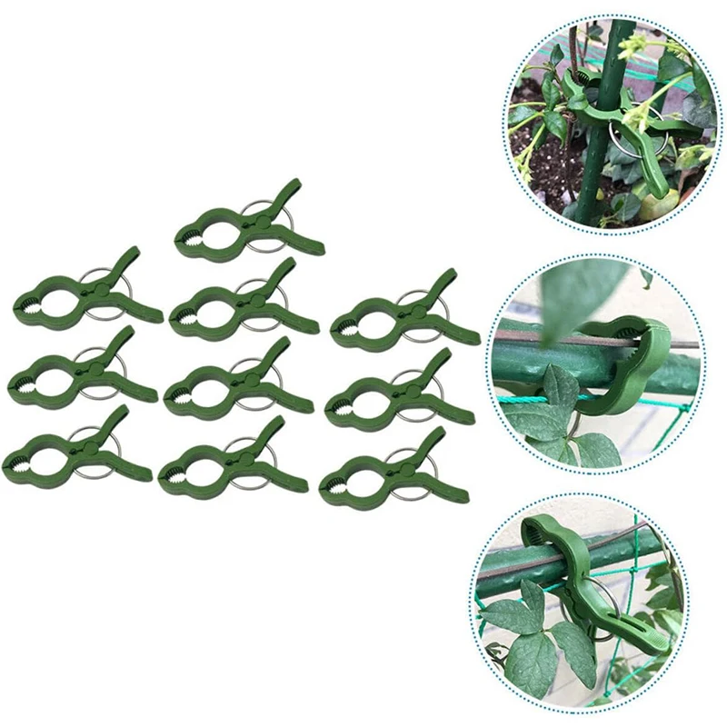

10/5pcsPlant Gardening Clip Greenery Green Vines Metal Brackets Garden Fixing Clip Gardening Clamps
