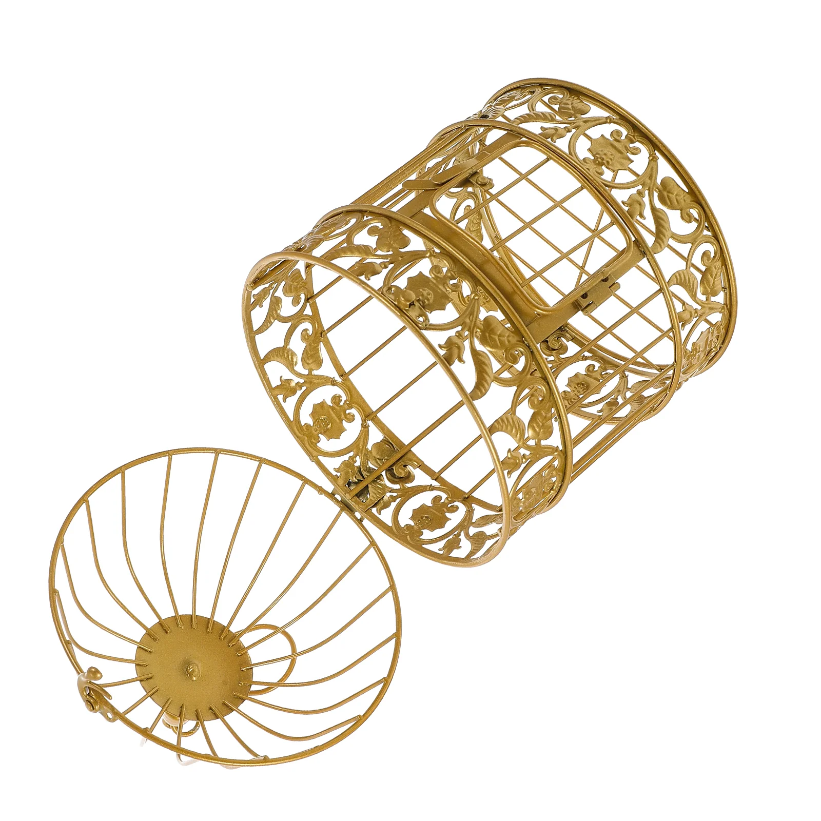 

Birdcage Adornment Creative Birdcage Adorn Iron Art Birdcage Wedding Party Ornament for Banquet Home