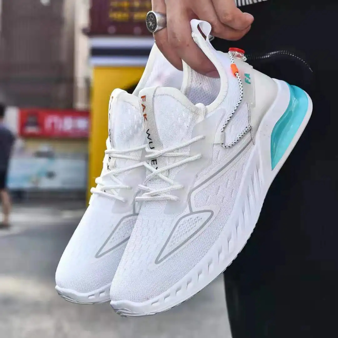 

Men's Flyknit Running Shoes Spring New 2022 Mesh Sneakers Fashion Casual Shoes Sapatenis Masculino