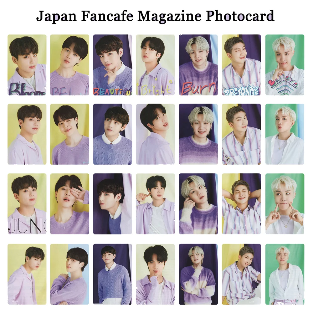 

KPOP Bangtan Boys Photocard Janpan Fancafe Album Polaroid Lomo Crads Photobook Fan Collection Card Poster Postcard Photos Gift
