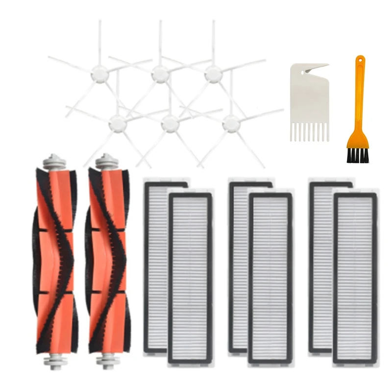 

Запасные части для робота-пылесоса Dreame D9, основная и боковая щетки, фильтр НЕРА, аксессуары