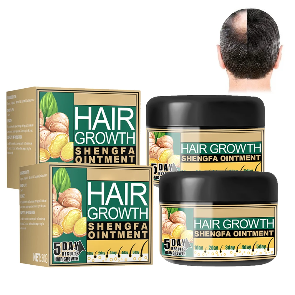 

Ginger Hair Growth Ointment 30g Moisturizing Scalp Massage Hair Follicle Hair Care Essence Conditioner Cream