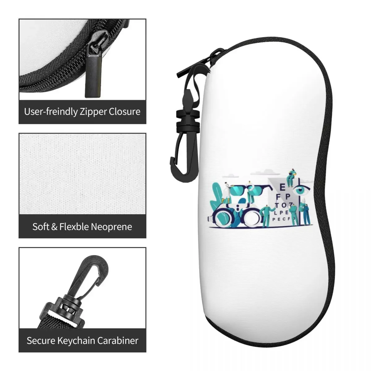 Изготовленные на заказ очки для офтальмологов оболочка очков женская мужская