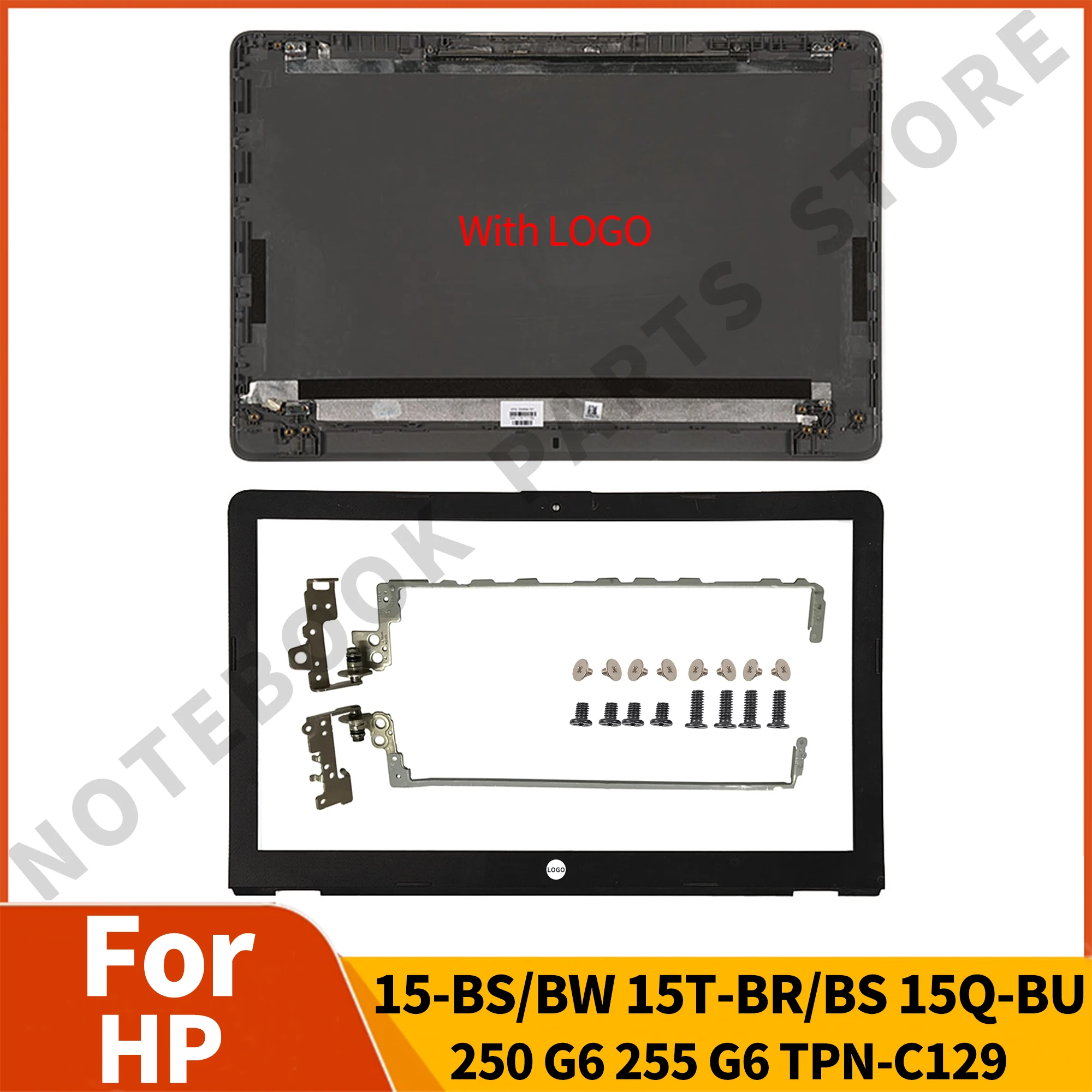 

Новинка для ноутбука HP 15-BS 15T-BS 15-BW 15Z-BW 250 G6 255 G6 задняя крышка ЖК-дисплея/Передняя панель петли запасные части для ноутбука серый