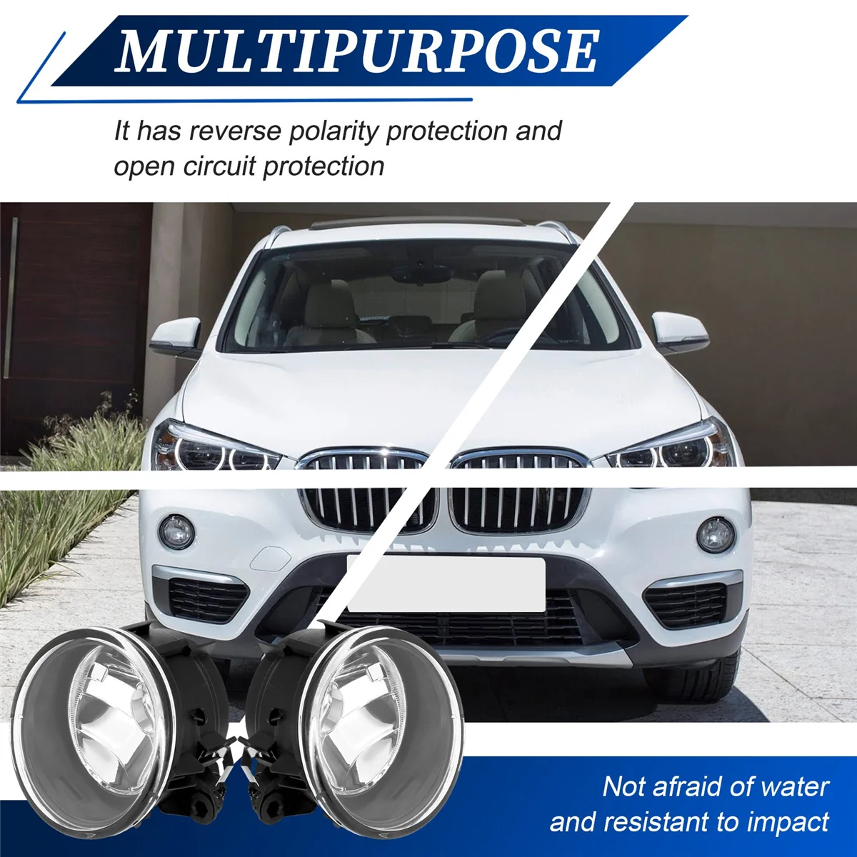 Пара противотуманных фар на передний бампер для-BMW X3 F25 X4 F26 X5 F15 X6 F16 2010-20 лампа в