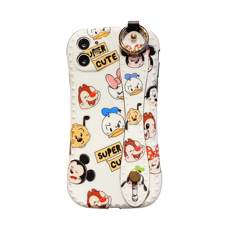 

Cartoon avatar for Apple 12 Pro Max XR XS X 11 mobile phone case iphonexsmax wristband small waist 7 8p all inclusive soft case