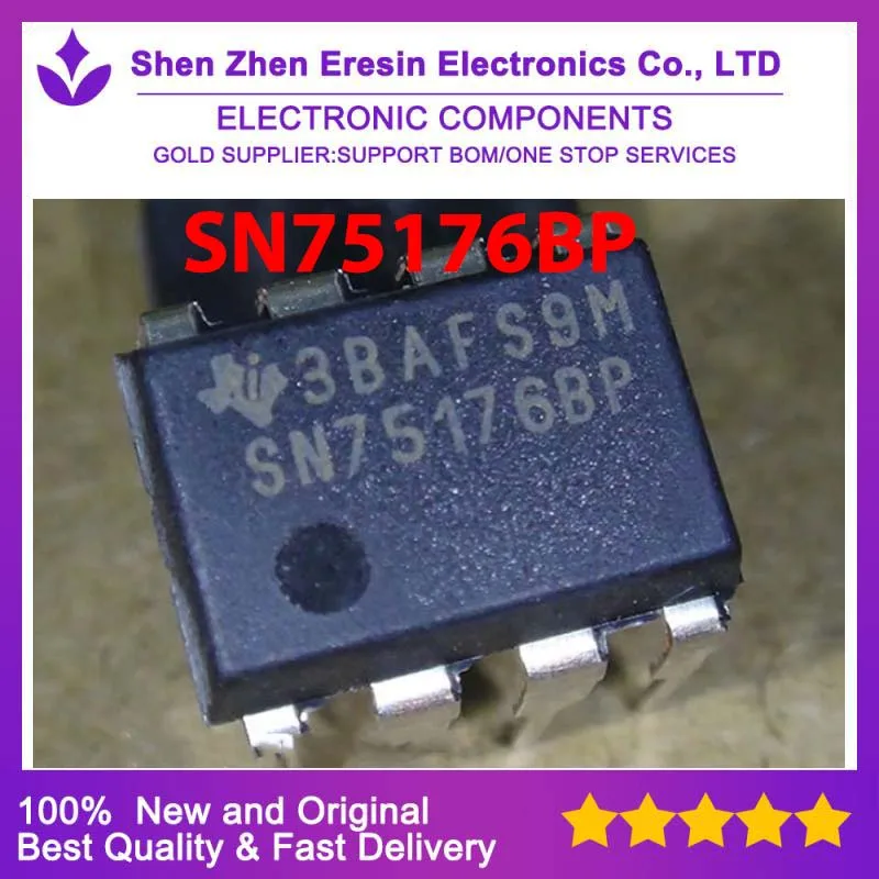 

Free shipping 5PCS/LOT SN75176BP SOP8 New and original