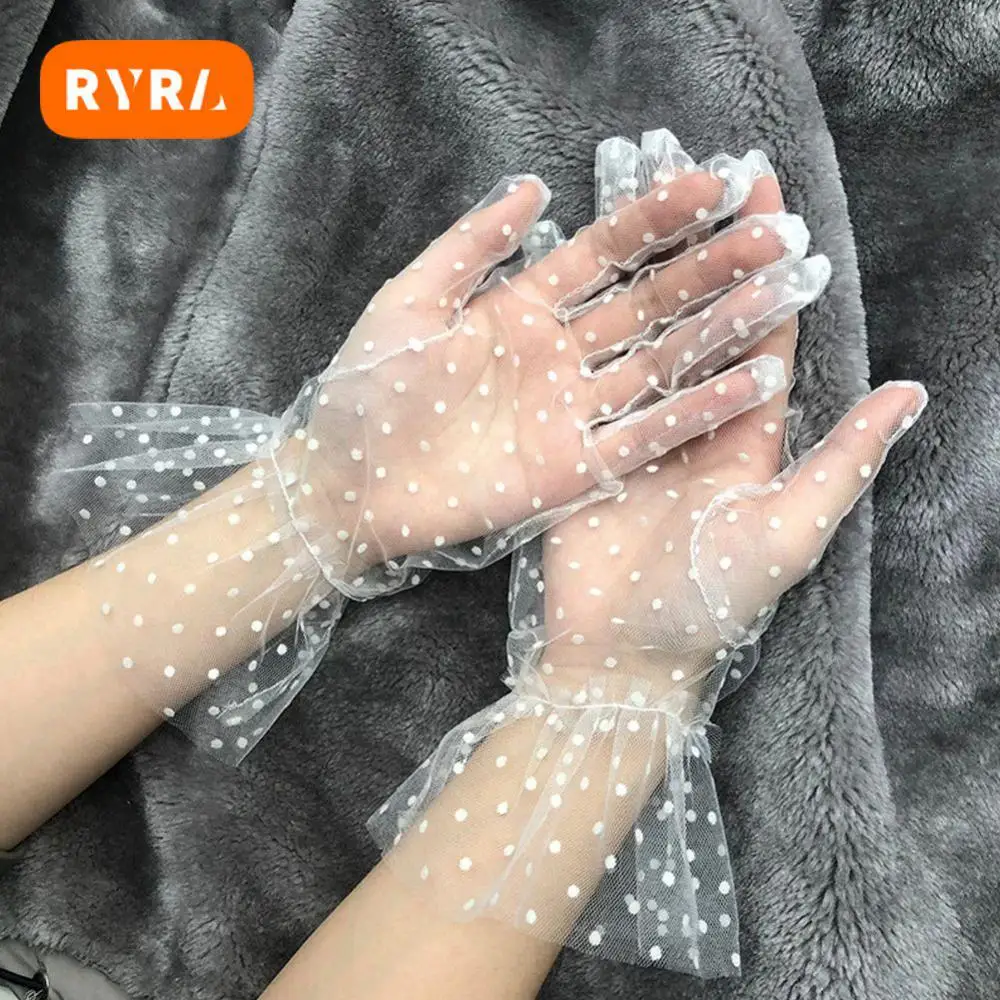 

Cycling Gloves Function Decoration Elegant Shape Simple And Generous Lace Lightweight And Breathable Clothing Accessories Spots