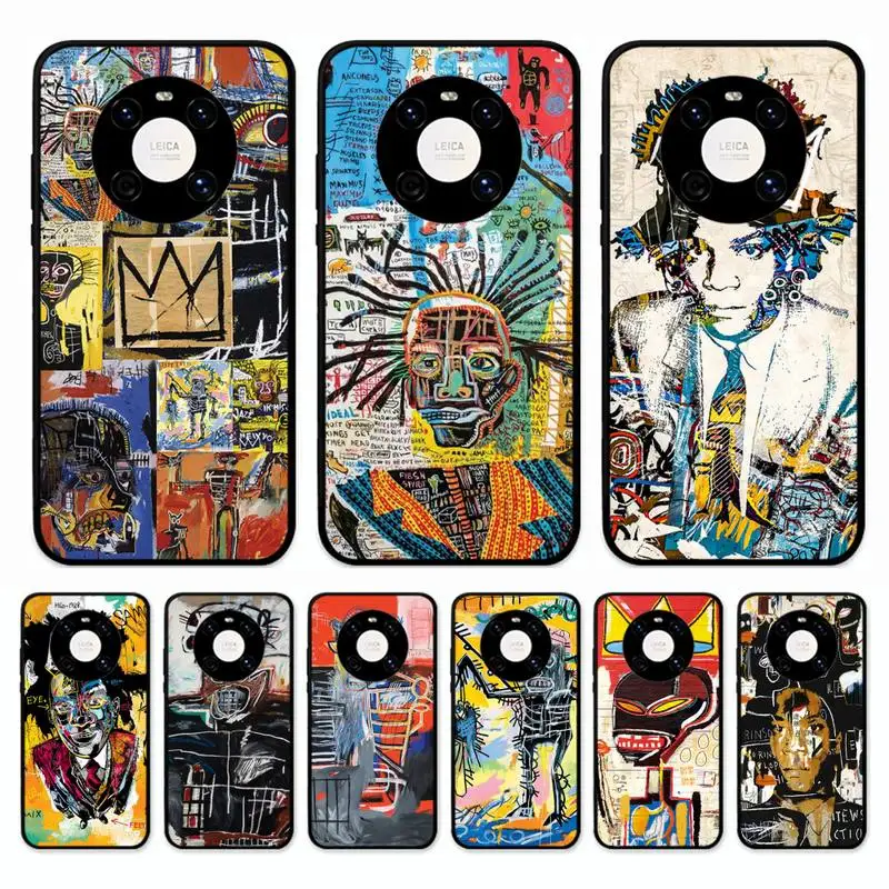 

B-Basquiats Art Phone Case for Huawei Mate 20 10 9 40 30 lite pro X Nova 2 3i 7se