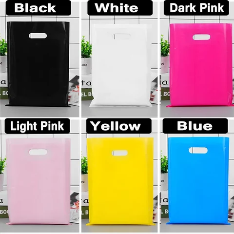 Многоразовые пластиковые сумки Flechazo 100 шт