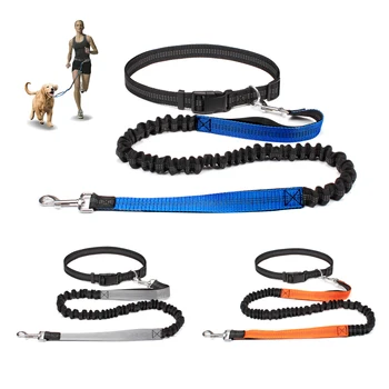 Hand Free Dog Leash for Pet Walking Running Jogging Adjustable  Dog leash Waist Belt Chest Strap Traction Rope Dog Accessories 1