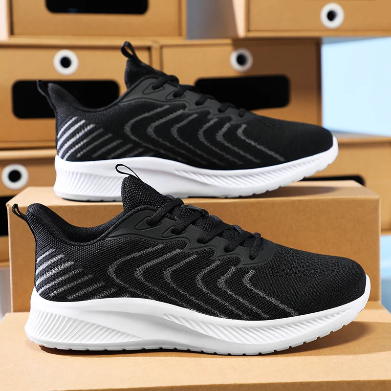 New Men Running Shoes Lightweight Men Sports Shoes Lace Up Comforthable Male Walking Sneakers Tenis Masculino Zaparillas Hombre