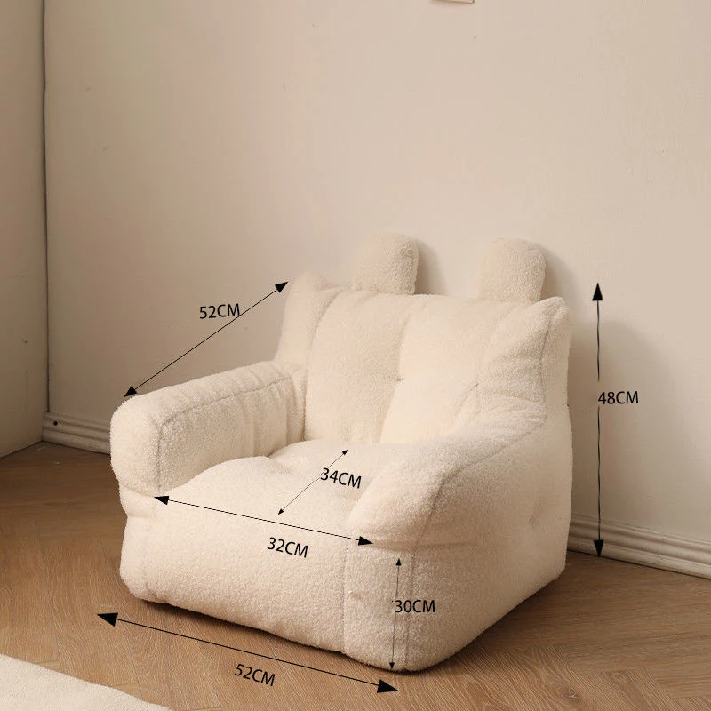 Детский диван ленивый стул прочный приятный для кожи Материал кавайное